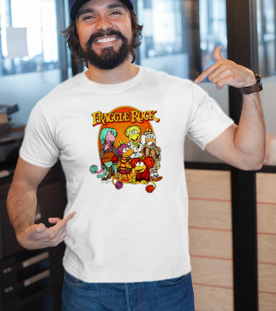 Fraggle Rock Group Cartoon Characters T-Shirt