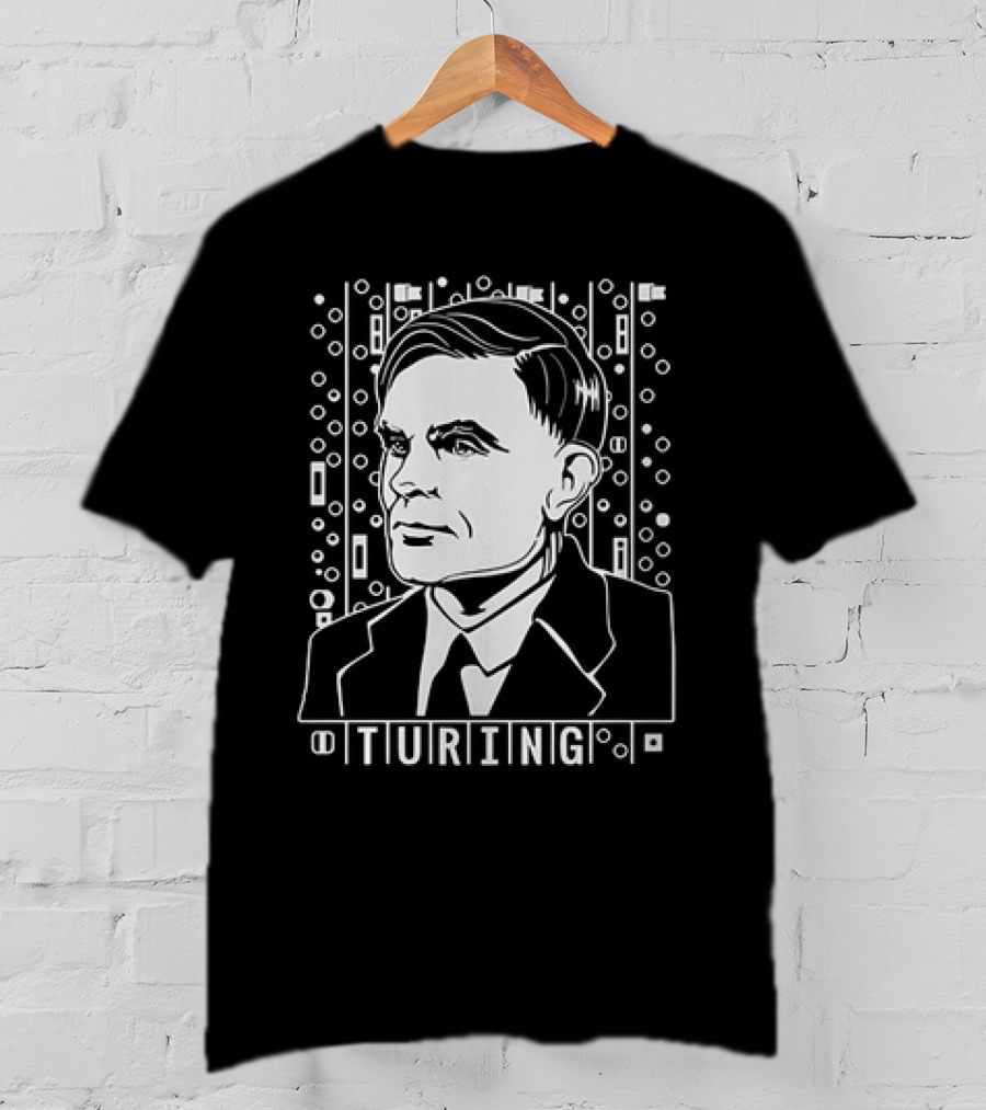 Turing Alan Binary Circuit T-Shirt