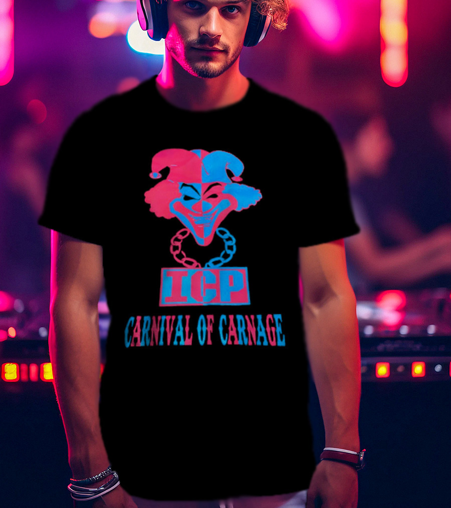 ICP Carnival Of Carnage Jester With Chain T-Shirt