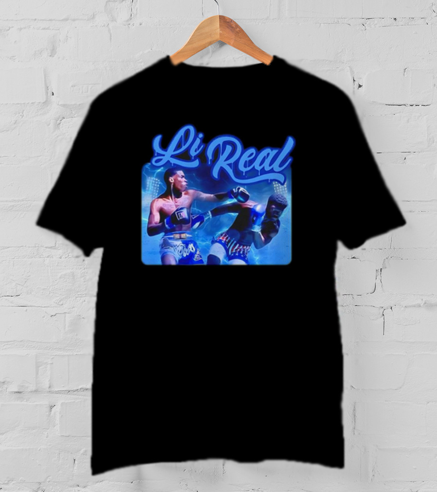 Li Real Boxing Match Action Scene T-Shirt