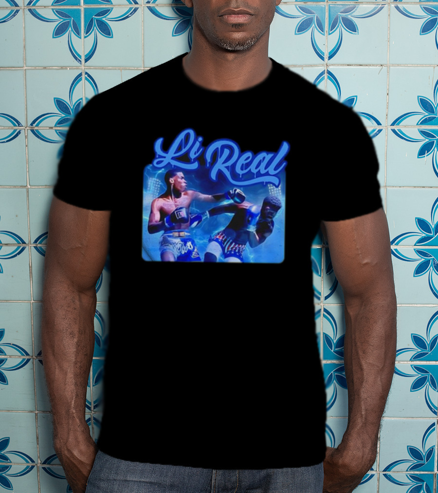 Li Real Boxing Match Action Scene T-Shirt