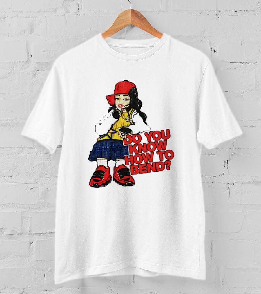 Billie Eilish Do You Know How To Bend Styled Cartoon T-Shirt