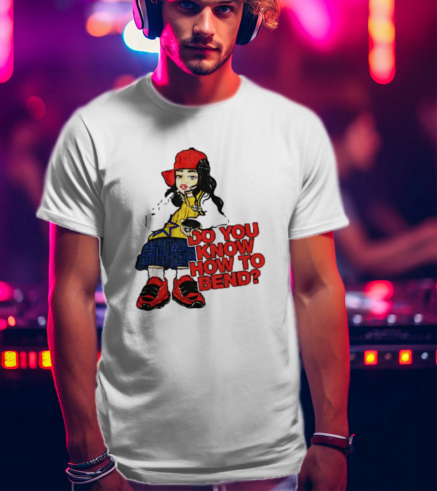 Billie Eilish Do You Know How To Bend Styled Cartoon T-Shirt