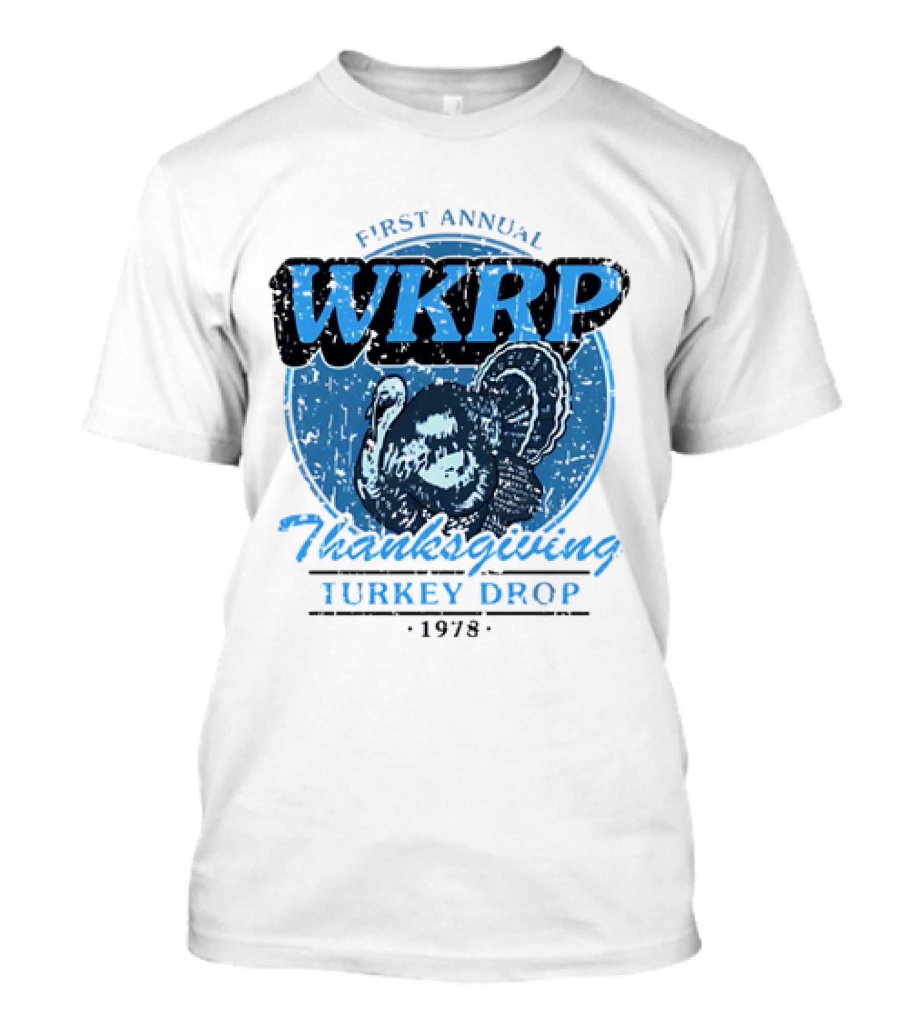 WKRP First Annual Thanksgiving Turkey Drop 1978 T-Shirt