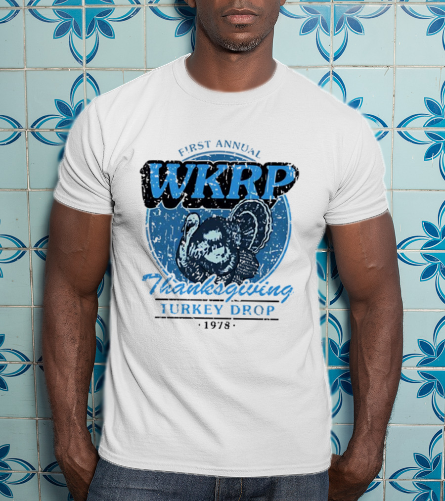 WKRP First Annual Thanksgiving Turkey Drop 1978 T-Shirt
