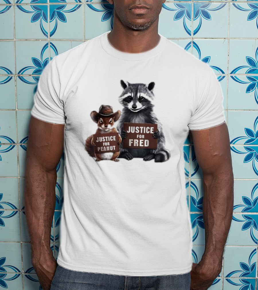 Justice For Peanut The Squirrel And Fred The Raccoon T-Shirt