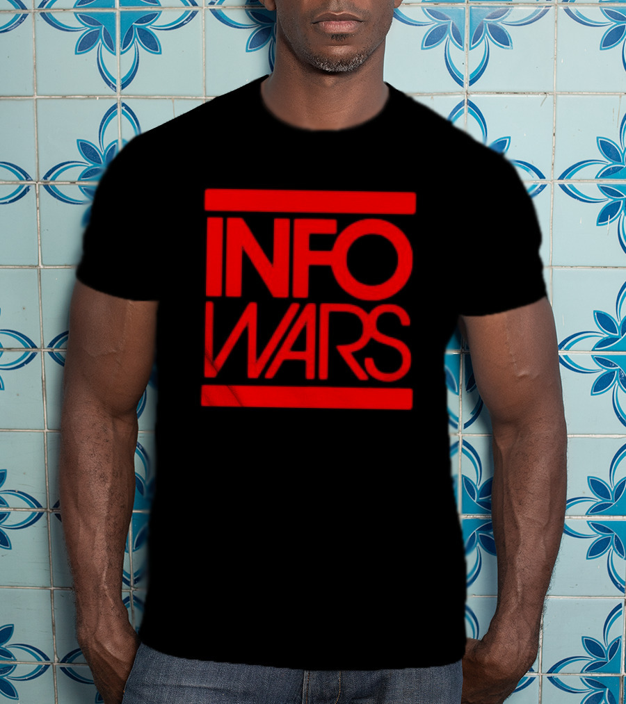 Info Wars Red Logo Alex Jones T-Shirt
