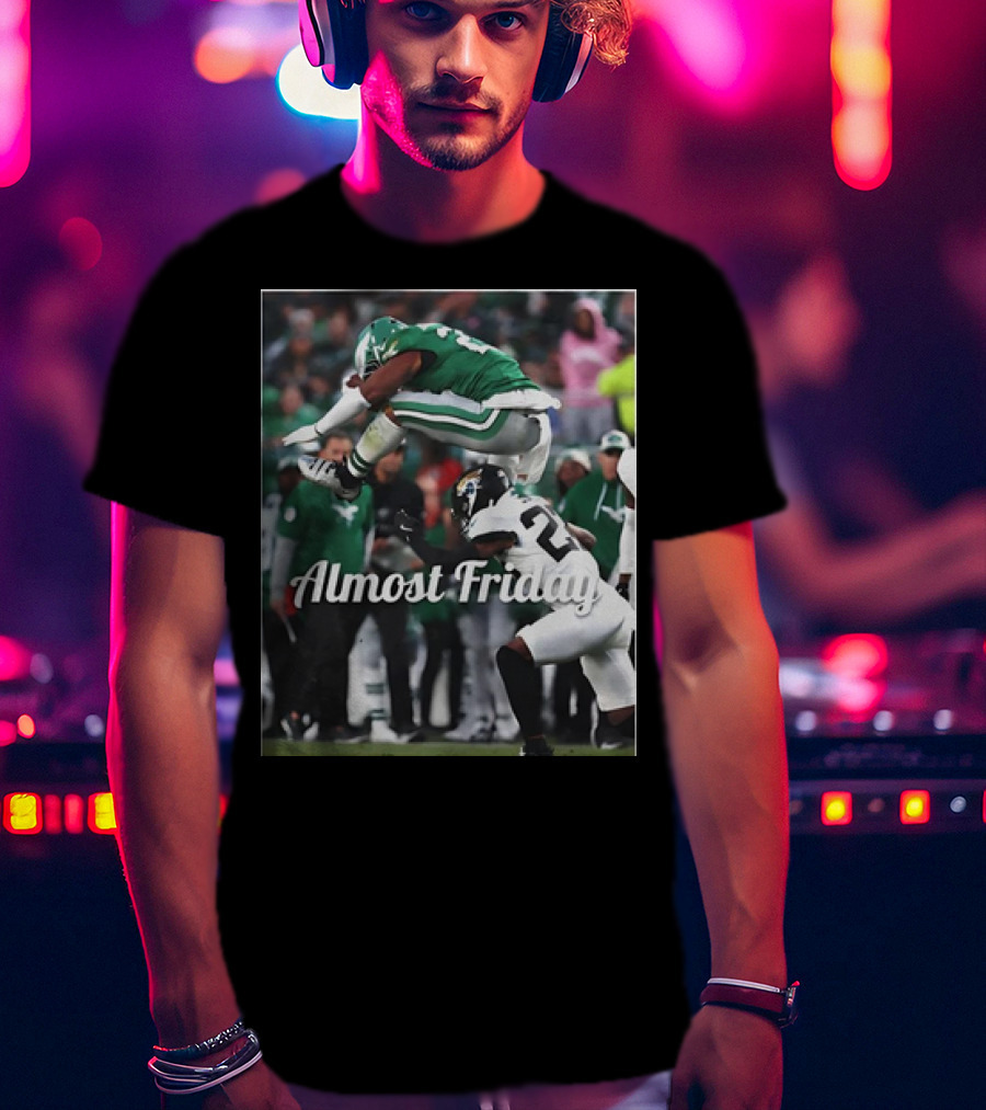 Almost Friday Saquon Barkley Hurdle Over Philadelphia Eagles T-Shirt