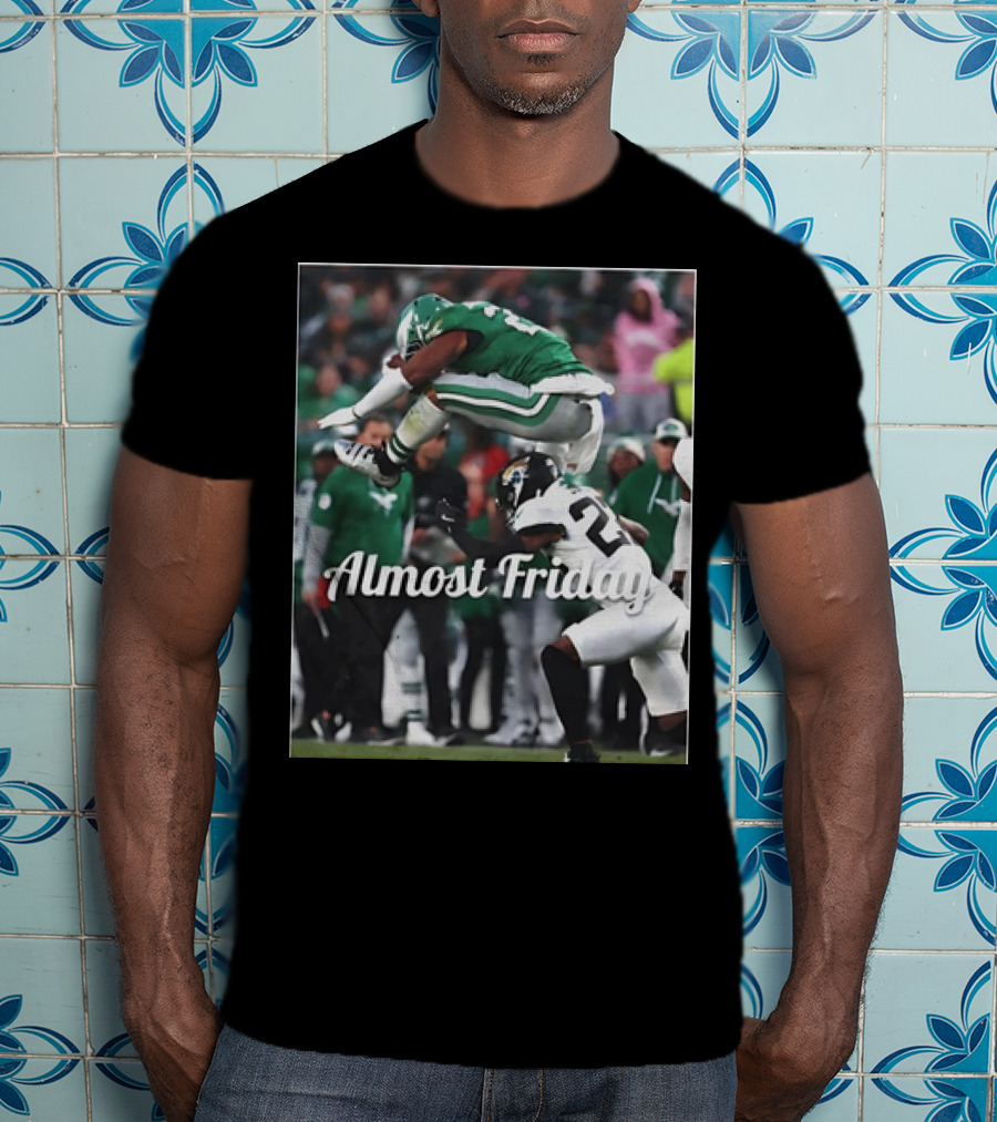 Almost Friday Saquon Barkley Hurdle Over Philadelphia Eagles T-Shirt