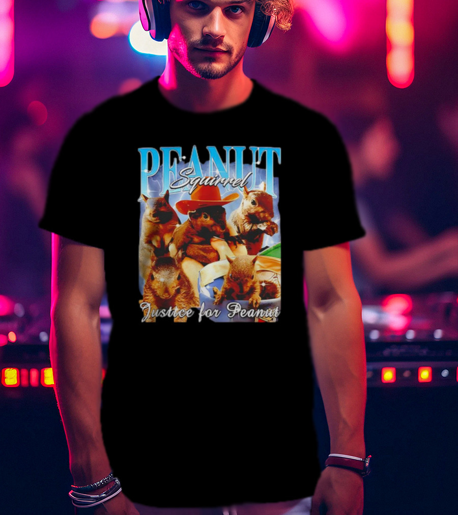 Peanut Squirrel Justice For Peanut T-Shirt