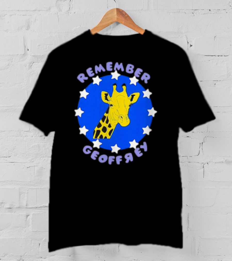Remember Geoffrey Nostalgic Giraffe Us Toys Cartoon Retro T-Shirt