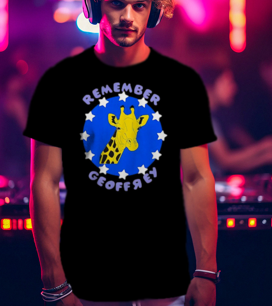 Remember Geoffrey Nostalgic Giraffe Us Toys Cartoon Retro T-Shirt