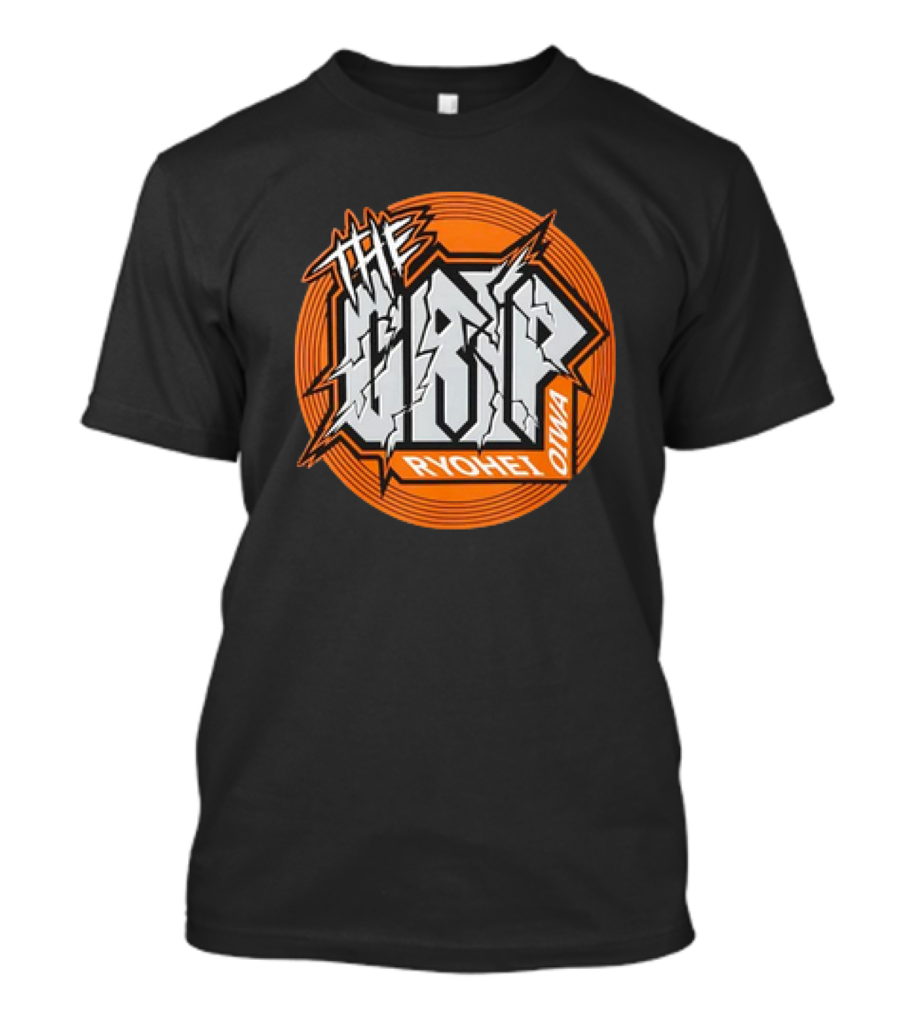 The Grip Ryohei Oiwa Iconic Text With Orange Circle T-Shirt