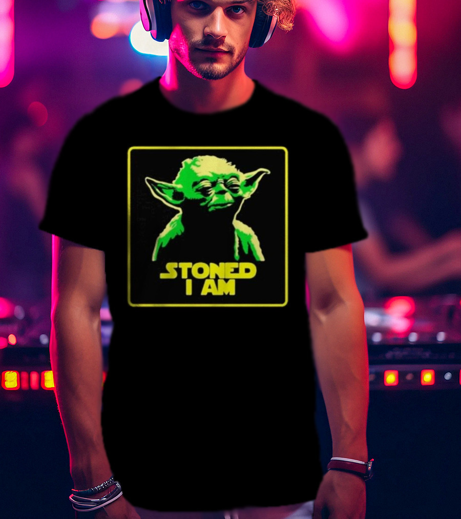 Star Wars Yoda Stoned I Am Jedi Master Meme T-Shirt