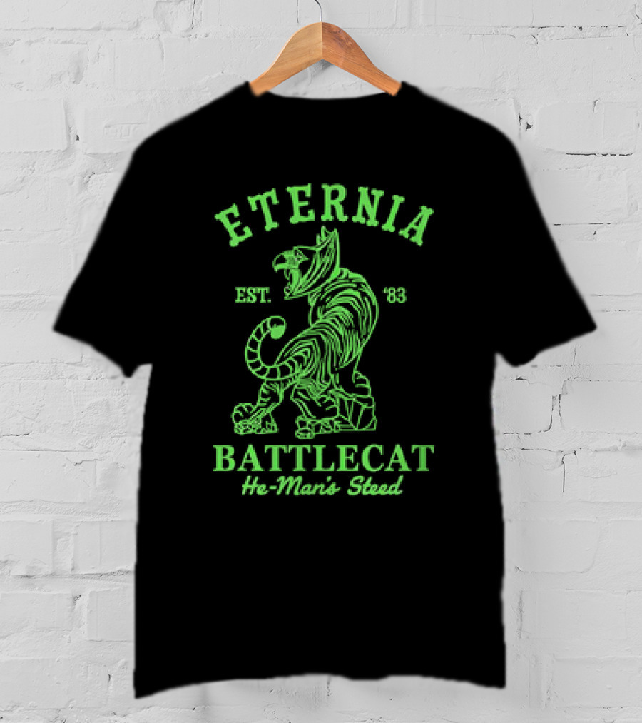 Eternia Battlecat He-Man's Steed Est. '83 Retro 1980 Toy T-Shirt