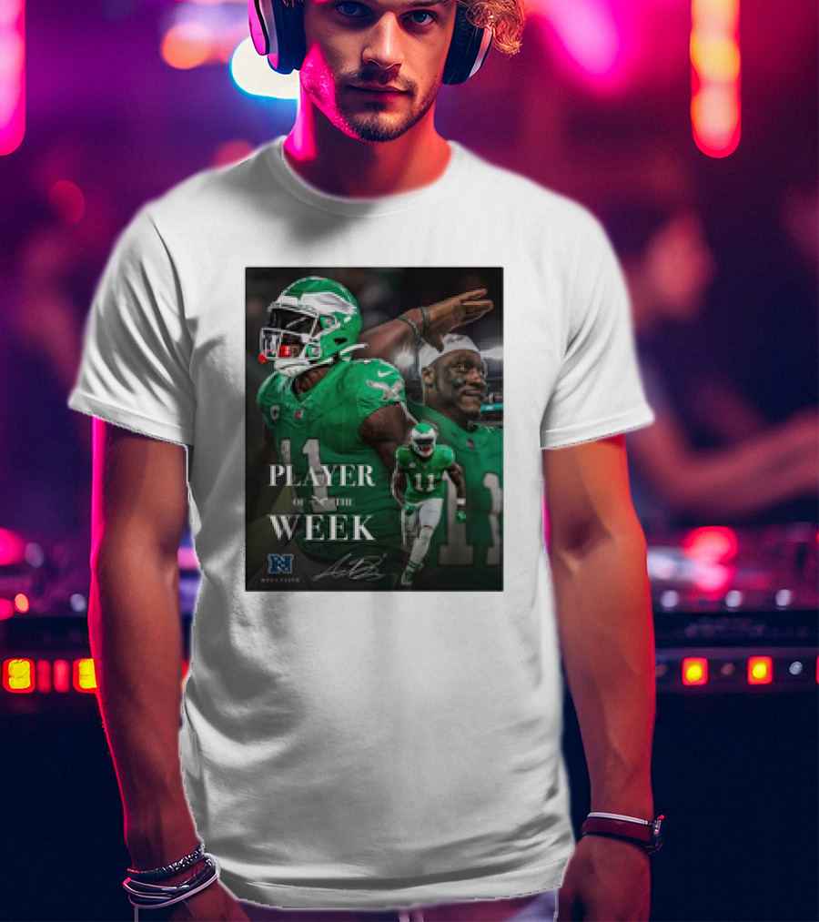 Arthur Juan Brown Philadelphia Eagles NFL Player Of The Week T-Shirt