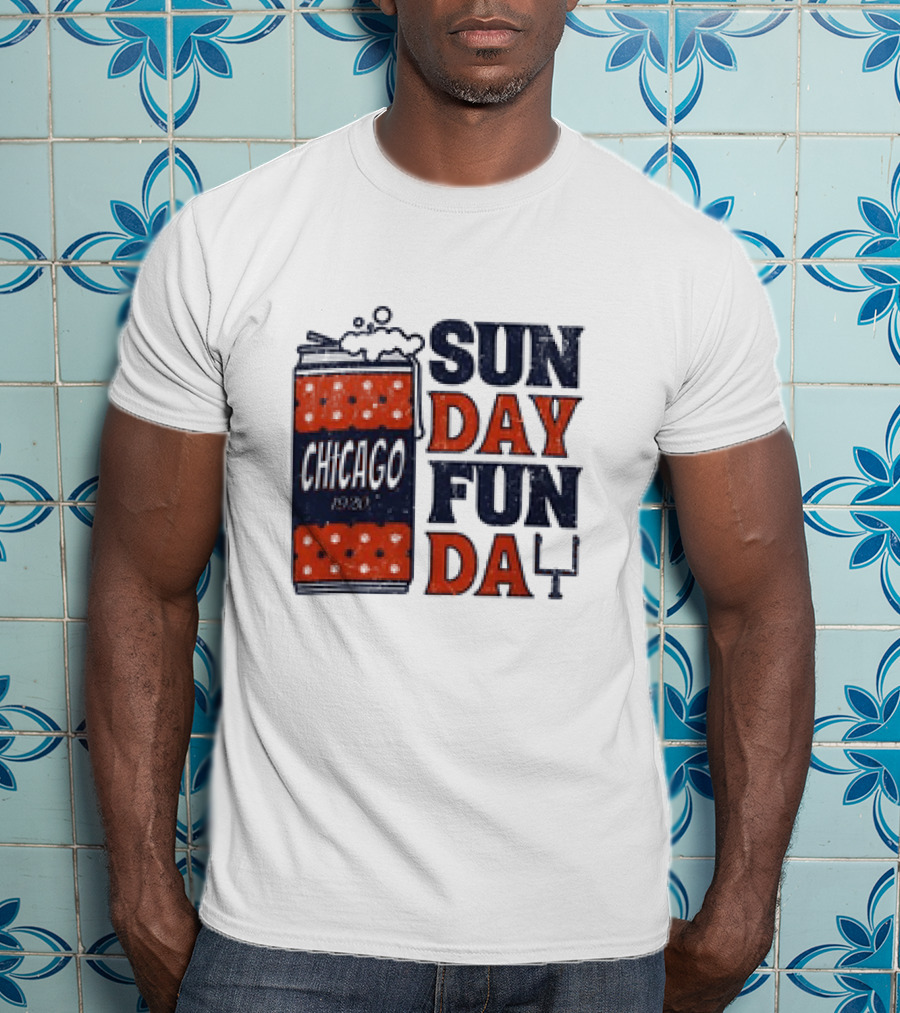 Chicago Sunday Fun Day 1923 Football Can T-Shirt