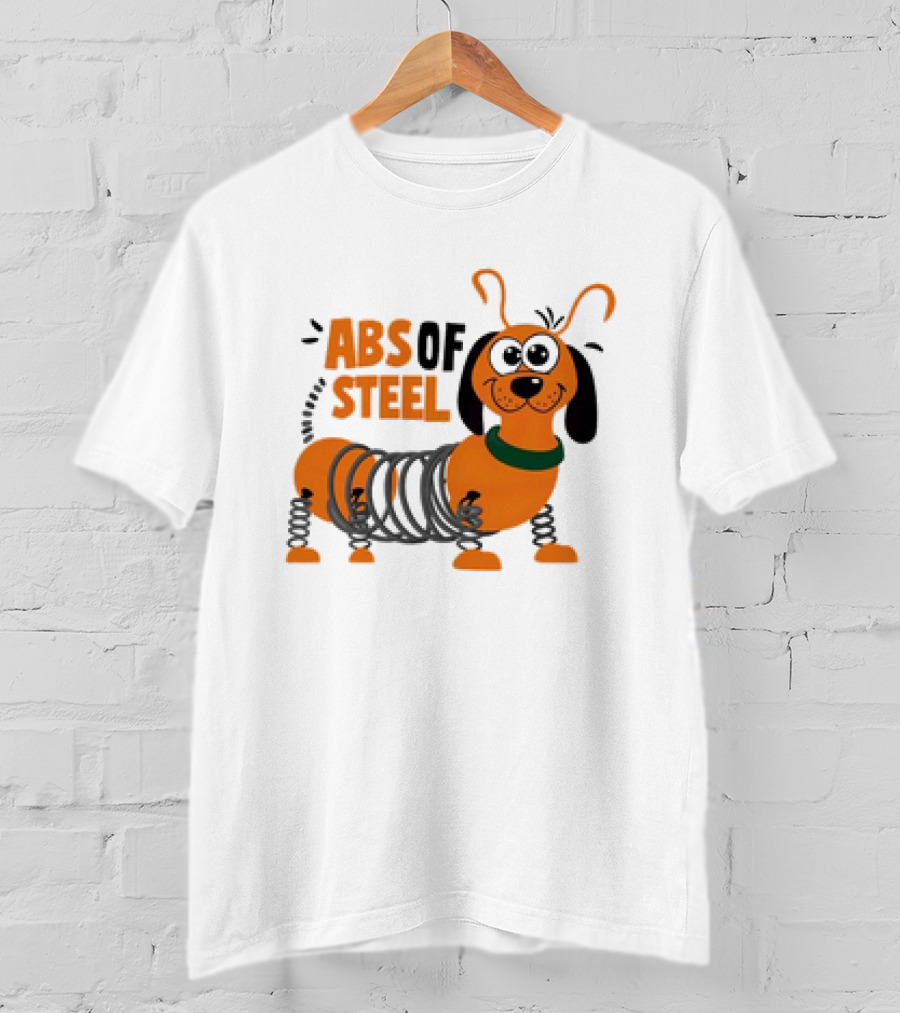 ABS Of Steel Dog Toy Story Slinky Dog T-Shirt