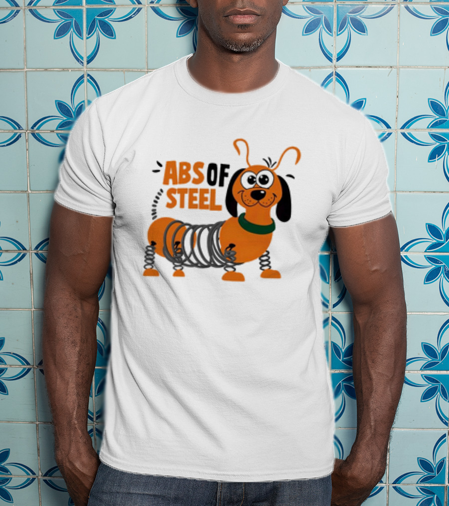 ABS Of Steel Dog Toy Story Slinky Dog T-Shirt