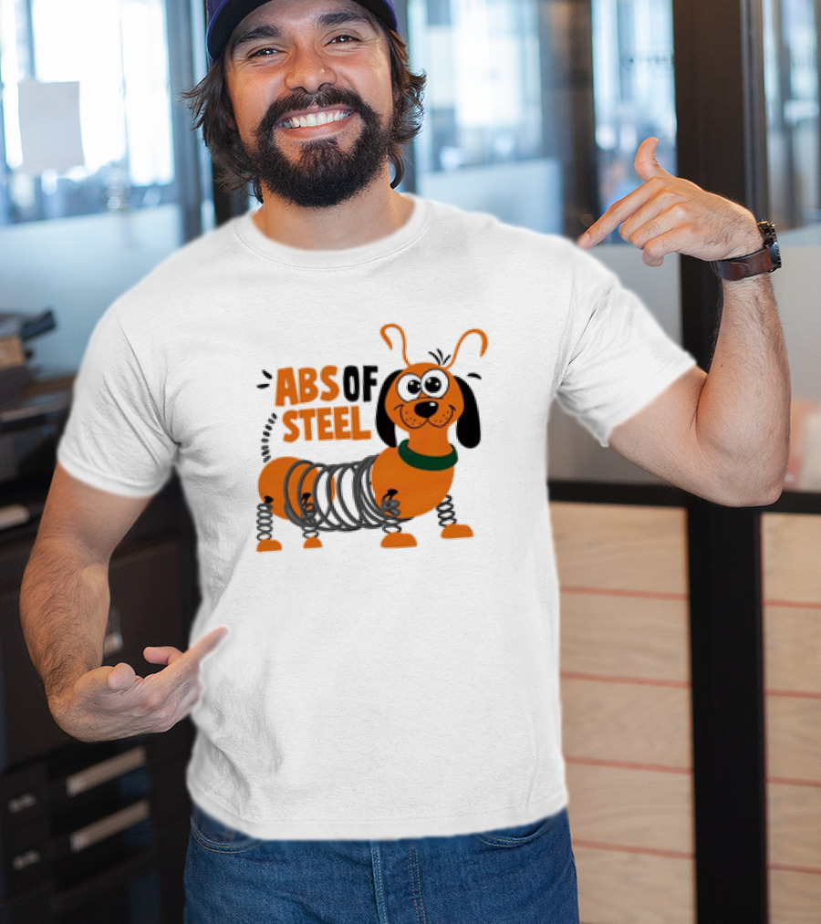 ABS Of Steel Dog Toy Story Slinky Dog T-Shirt