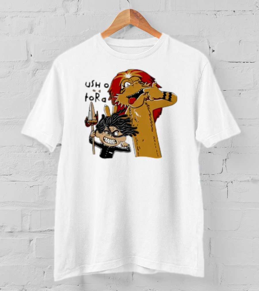 Ushio And Tora Calvin And Hobbes Mashup Tide And Tiger T-Shirt
