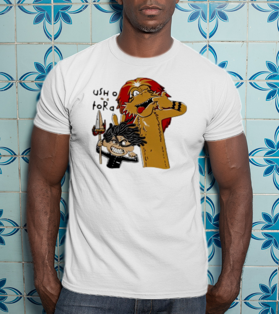 Ushio And Tora Calvin And Hobbes Mashup Tide And Tiger T-Shirt