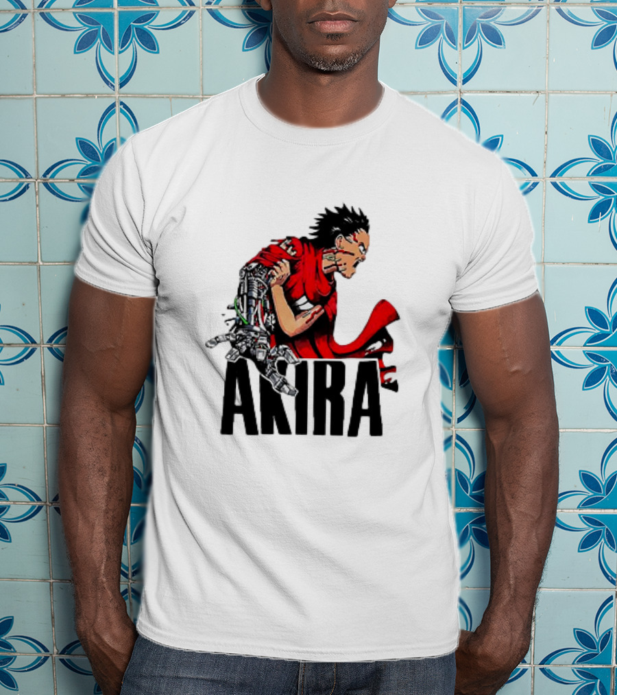 Akira Tetsuo Shima Cybernetic Arm Vintage 1980s Iconic Anime T-Shirt