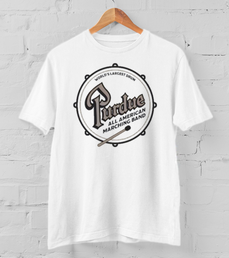 Purdue World's Largest Drum All American Marching Band T-Shirt