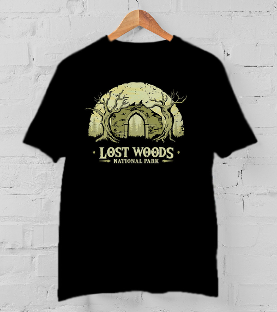 Legend Of Zelda Lost Woods National Park Adventure T-Shirt