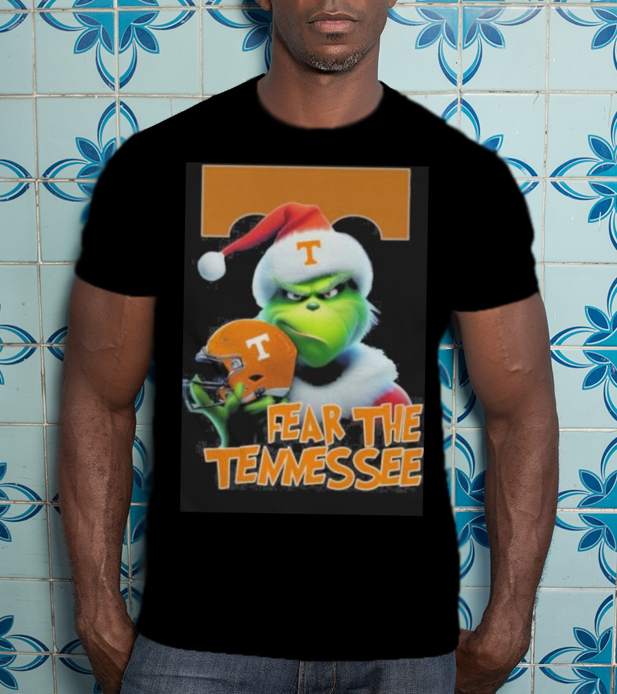 Grinch Fear The Tennessee Volunteers Christmas T-Shirt