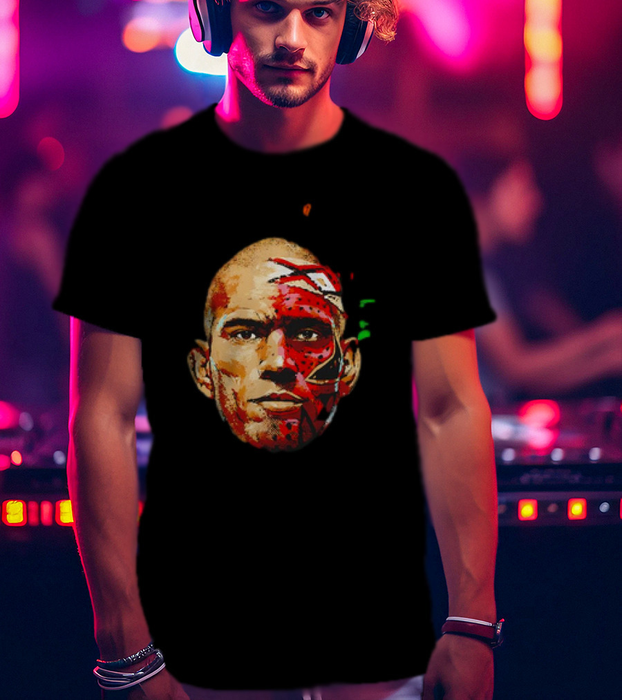 UFC Alex Pereira Face Paint T-Shirt