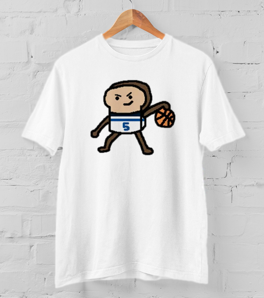 Anthony Breadwards NBA Paint Number 5 Basketball Character T-Shirt