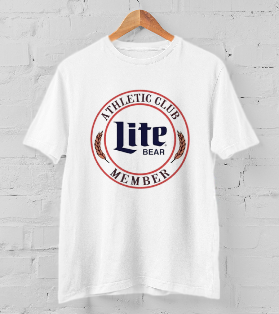 Athletic Club Lite Beer Bear Member T-Shirt