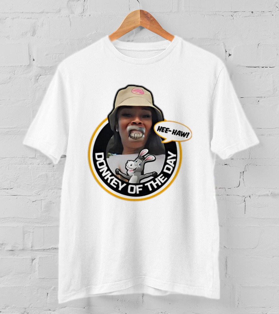 Charleston White Yunties Hee-Haw Donkey Of The Day T-Shirt