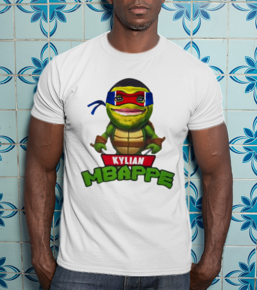 Kylian Mbappe Leonardo Ninja Turtle T-Shirt