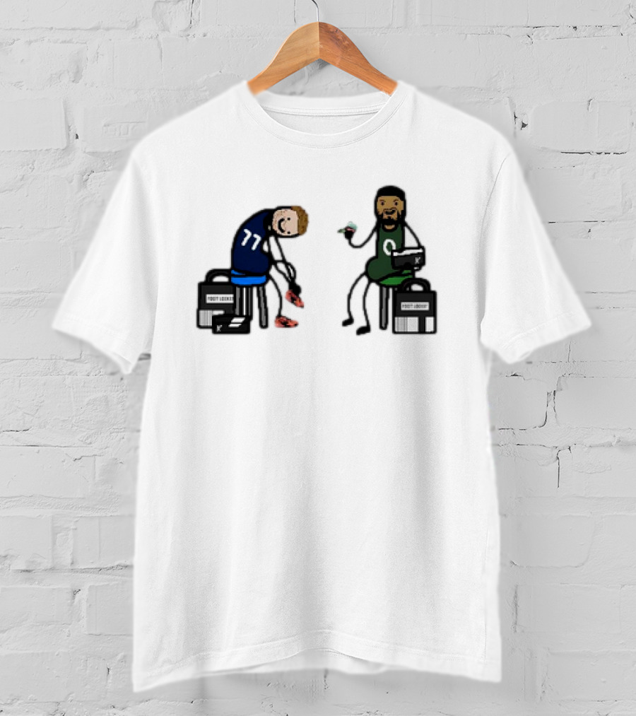 Luka 77 And Tatum Prepare With Foot Locker Shoes T-Shirt