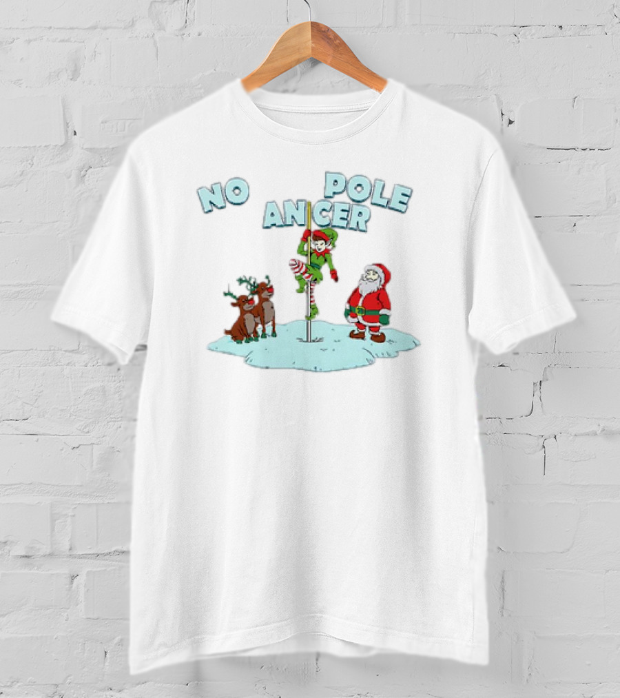 North Pole Dancer Christmas Santa Reindeer Fun T-Shirt