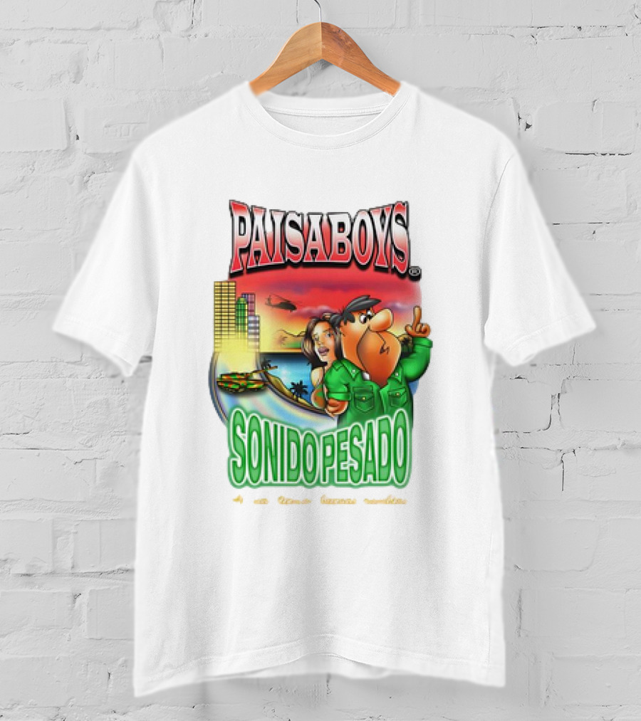 PAISABOYS SONIDO PESADO Al Mal Tiempo Buenas Cumbias T-Shirt