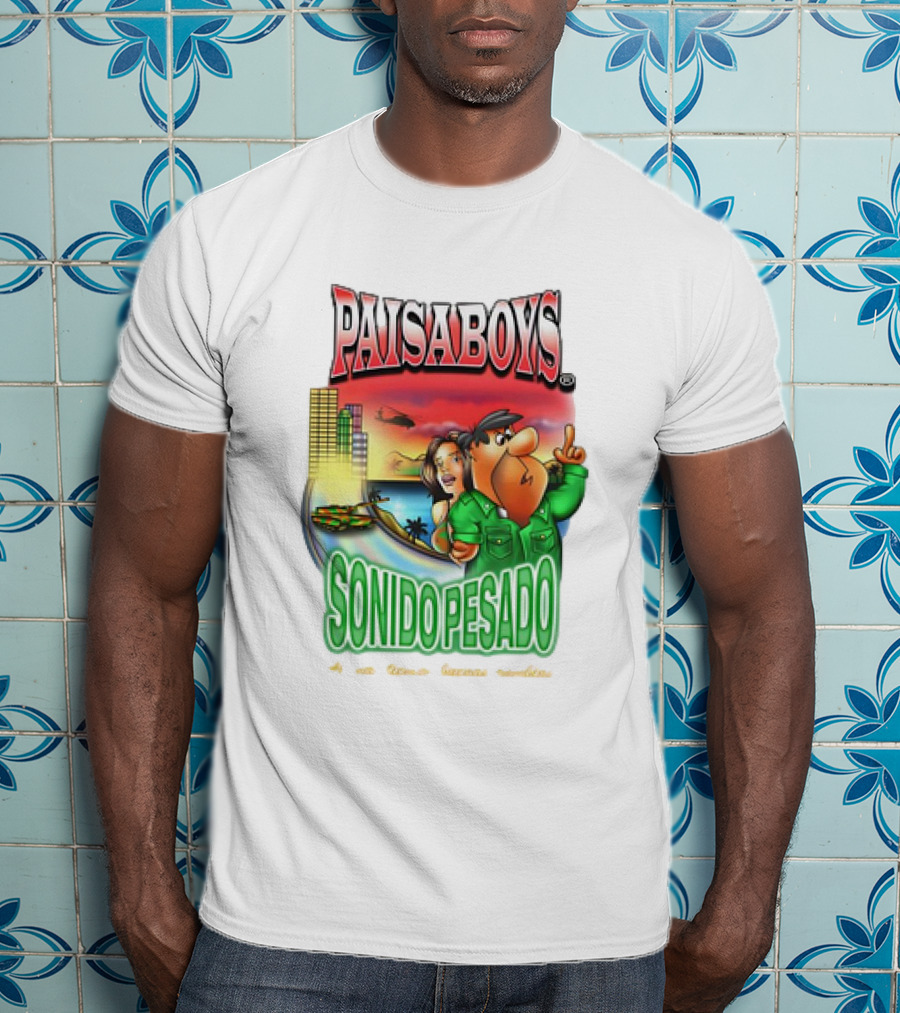 PAISABOYS SONIDO PESADO Al Mal Tiempo Buenas Cumbias T-Shirt