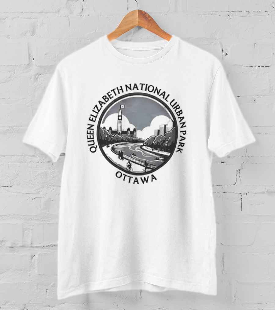 Queen Elizabeth National Urban Park Ottawa River Scene T-Shirt