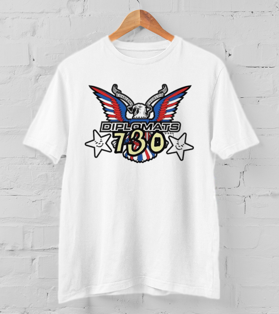 Diplomats 730 Harlem World Eagle Stars T-Shirt