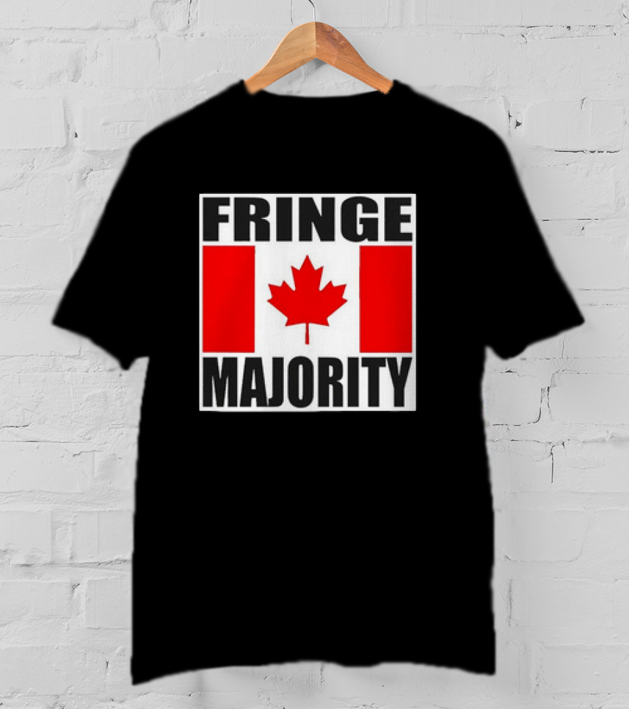 Fringe Majority Canada Flag Maple Leaf T-Shirt