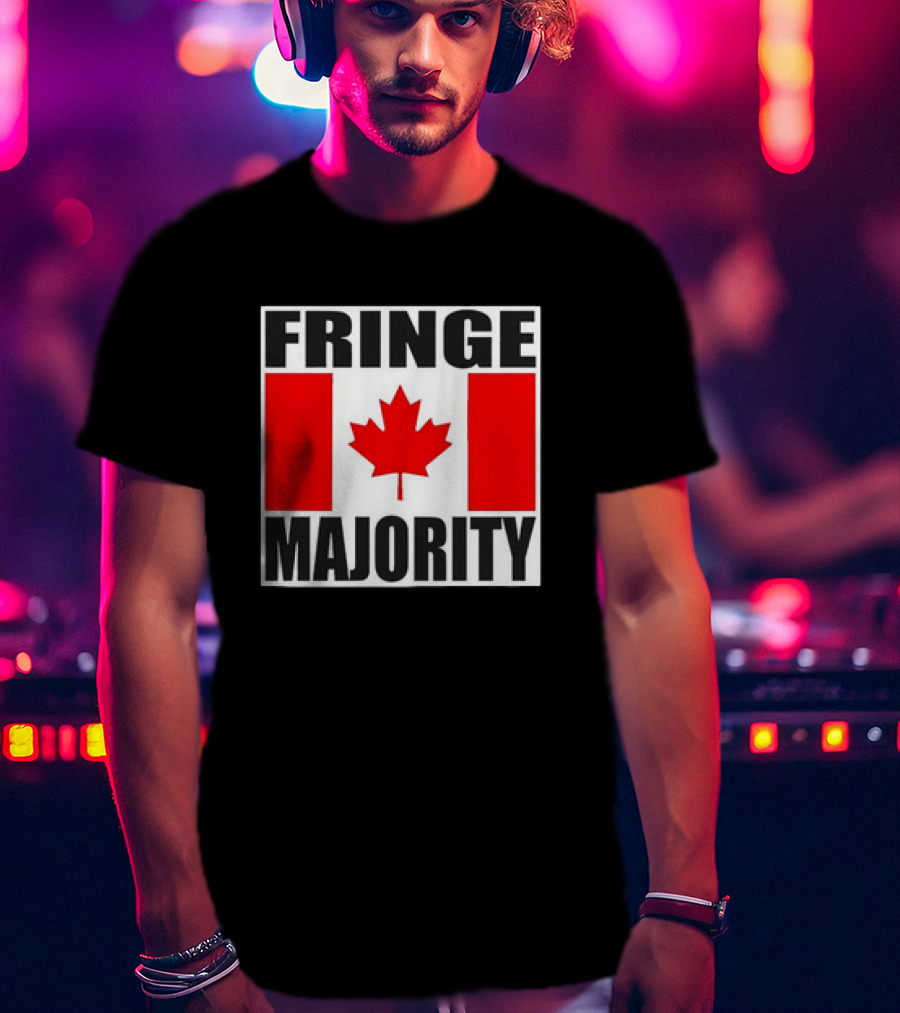Fringe Majority Canada Flag Maple Leaf T-Shirt