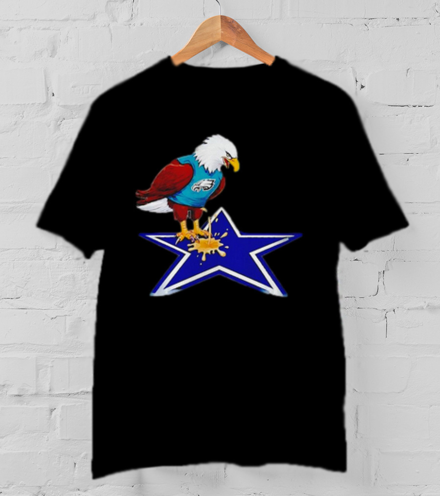 Philadelphia Eagles Peeing On Dallas Cowboys Star T-Shirt