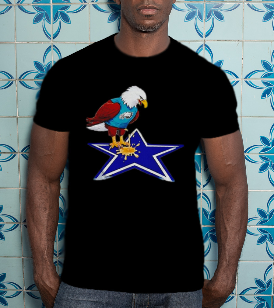 Philadelphia Eagles Peeing On Dallas Cowboys Star T-Shirt