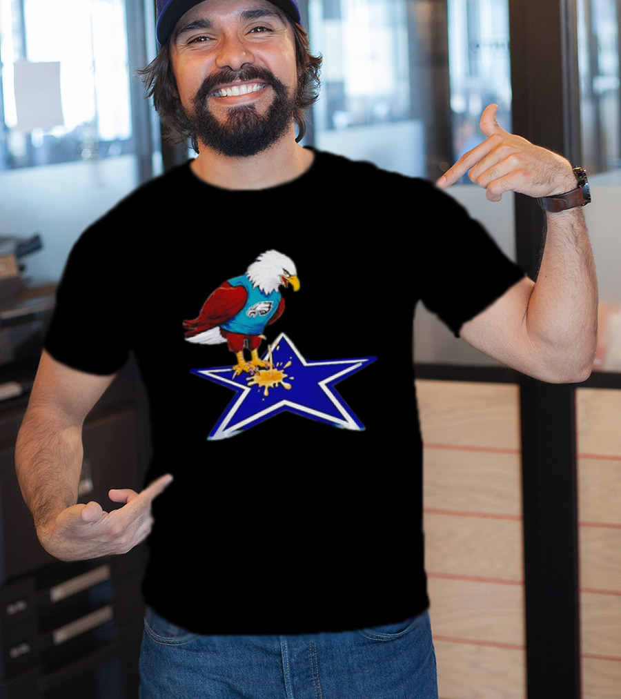 Philadelphia Eagles Peeing On Dallas Cowboys Star T-Shirt
