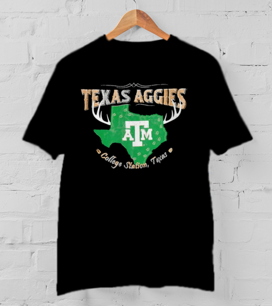 Texas Aggies A&M College Station Texas Deer Season T-Shirt