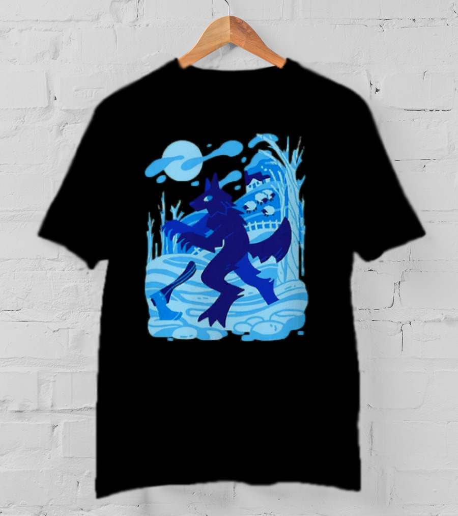 Werewolf Under The Winter Moon T-Shirt