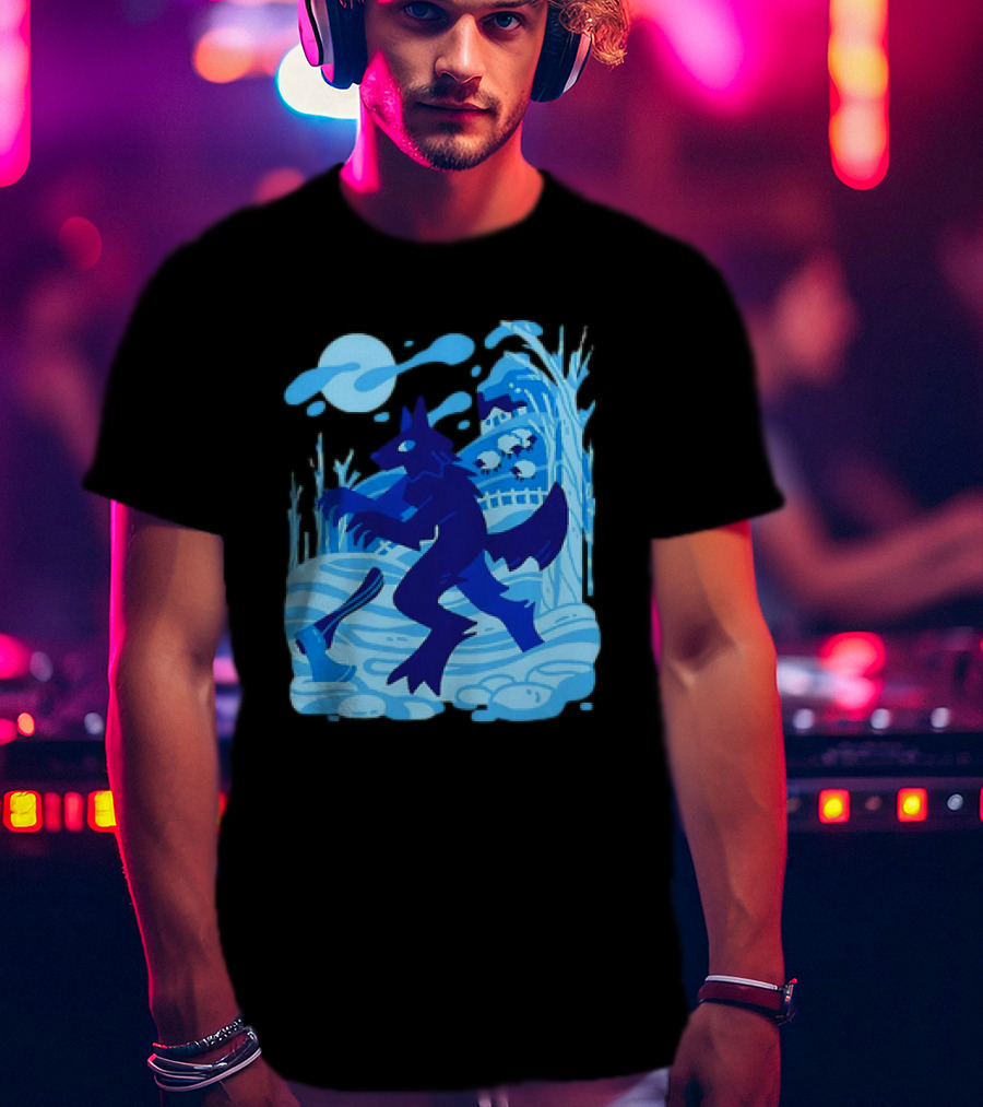 Werewolf Under The Winter Moon T-Shirt