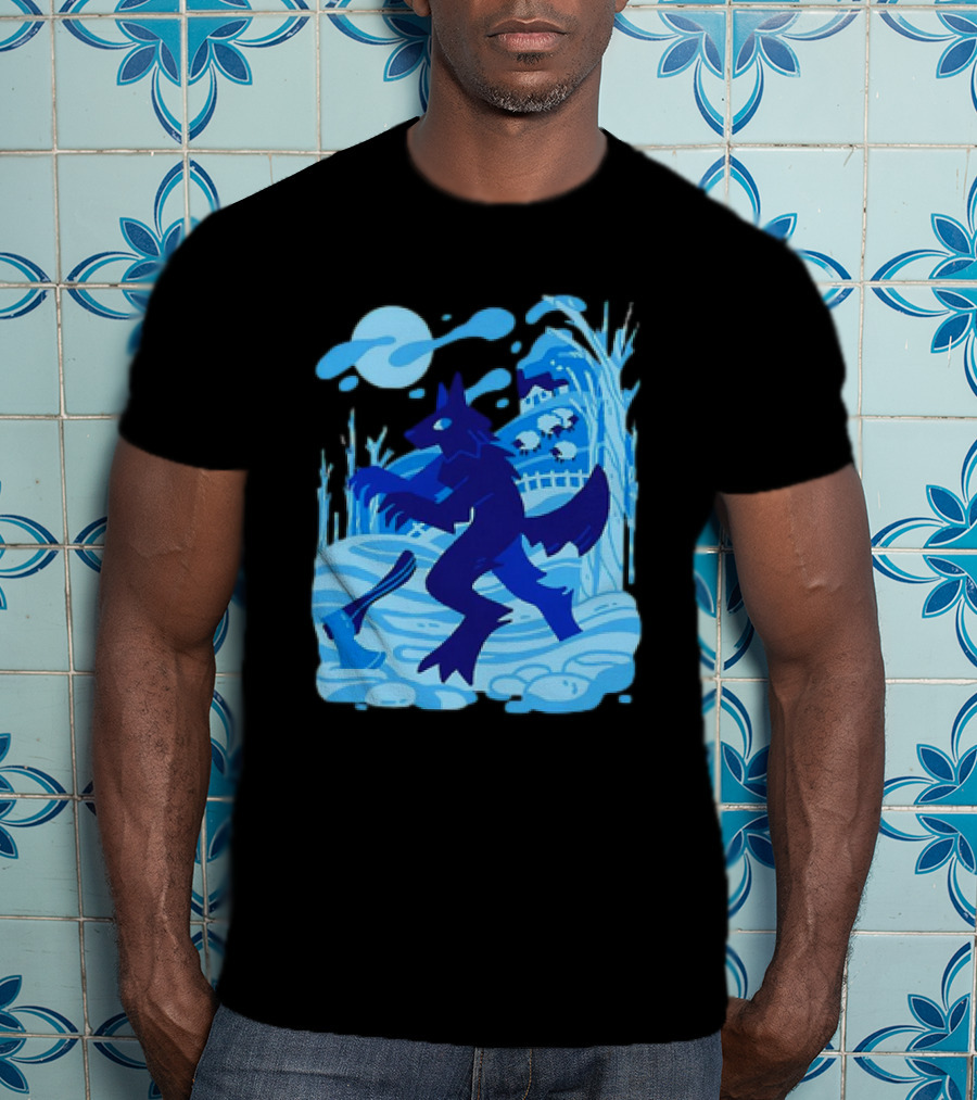 Werewolf Under The Winter Moon T-Shirt
